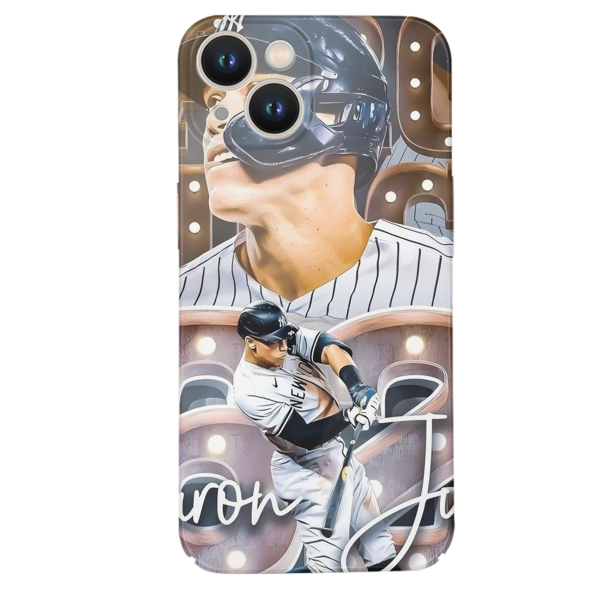 Aaron Judge 62 Home Runs IPhone 14 Series Full-Cover Hard Case – Shockproof With Raised Camera Protection – Precise Cutouts, Wireless Charging Compatible – Durable, Anti-Yellowing, Easy To Clean